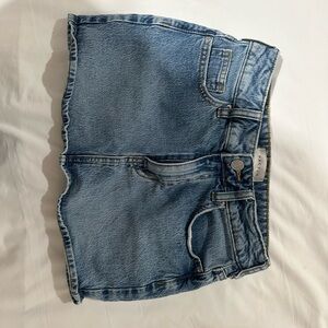 pacsun jean mini skirt